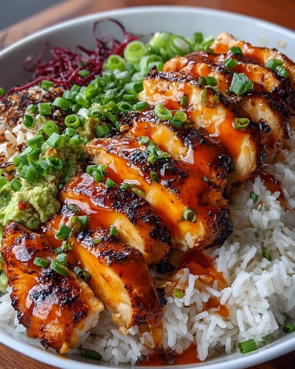 Spicy Maple Chicken &amp; Coconut Rice