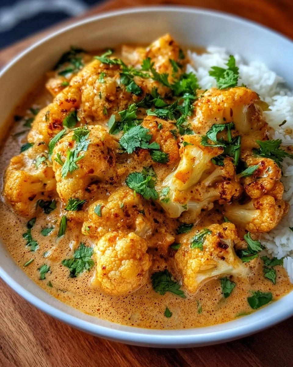 Blumenkohl Curry aus dem Backofen