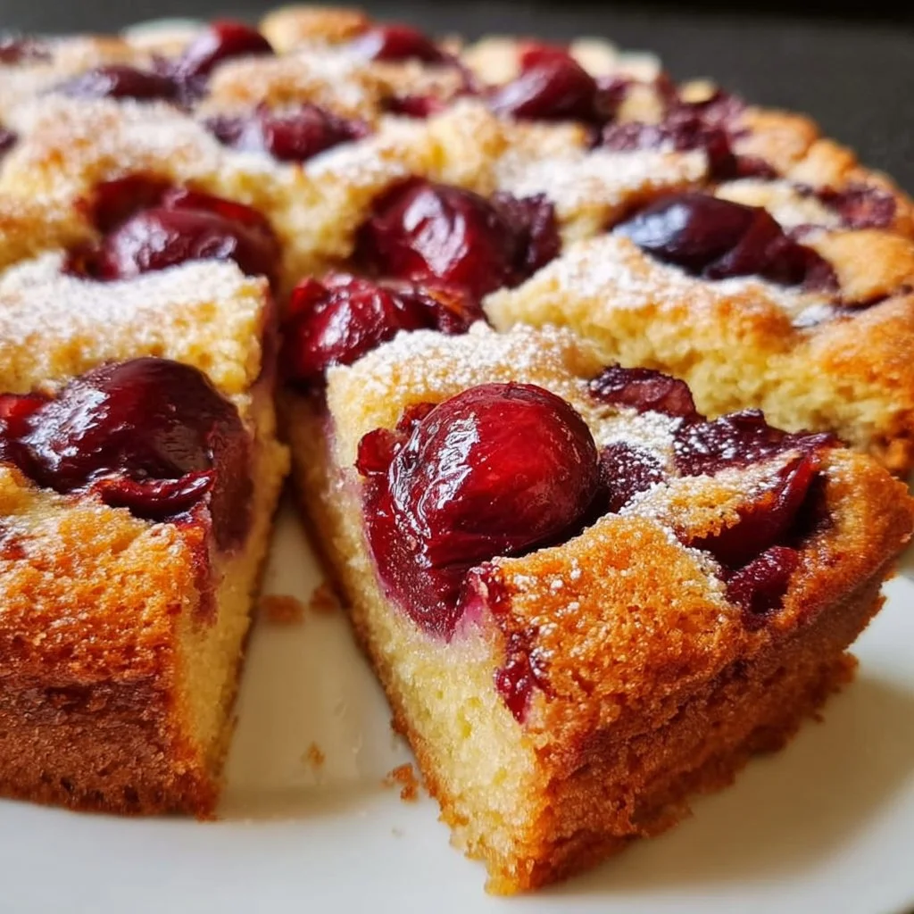 Deutscher Pflaumenkuchen mit Schmand