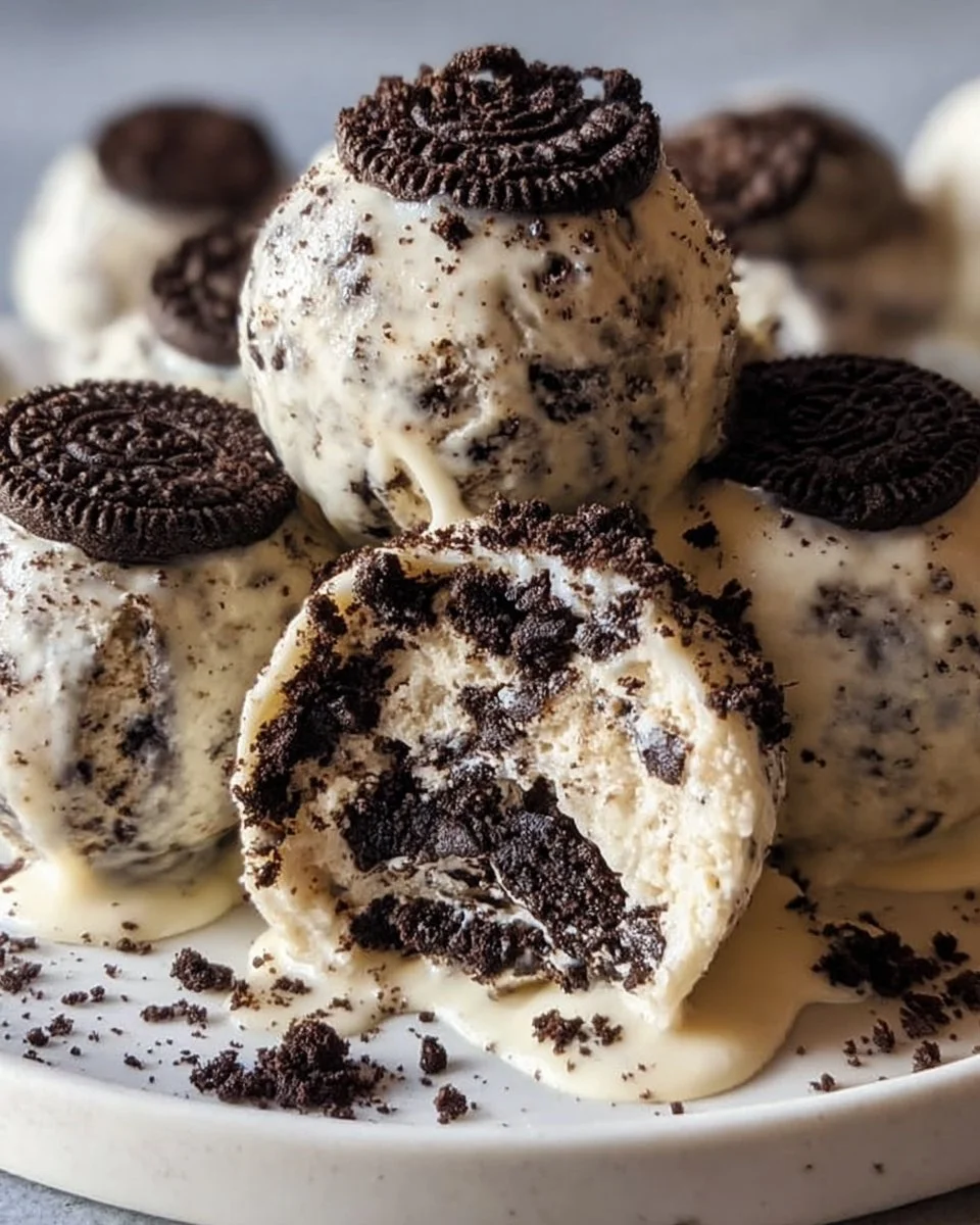 Frischkäse Oreo Proteinbällchen