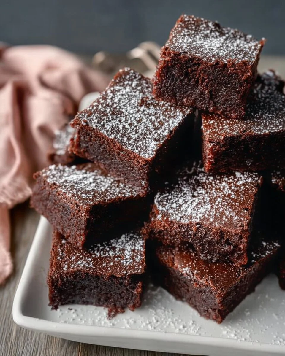 Gesunde Brownies aus Apfelmus, glutenfrei und schmackhaft