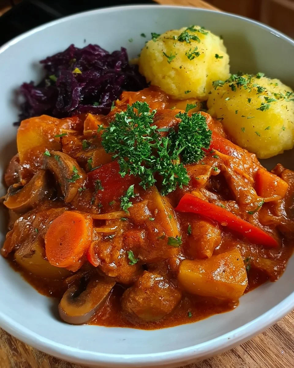 Omas veganes Gulasch Rezept