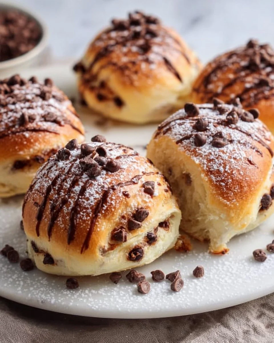 Proteinreiche Schokoladenrollen in einer ansprechenden Präsentation