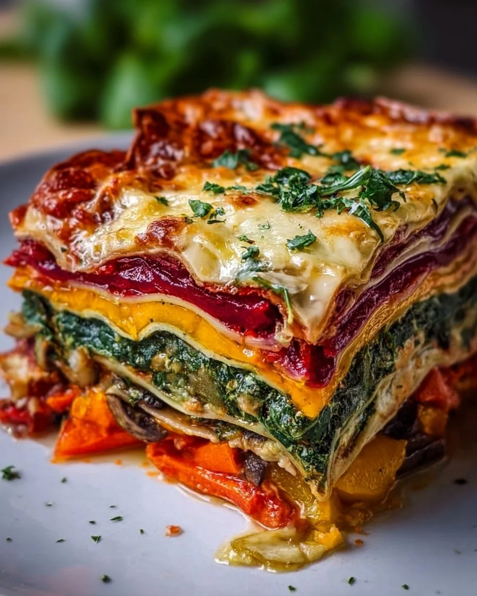 Regenbogen-Lasagne Rezept