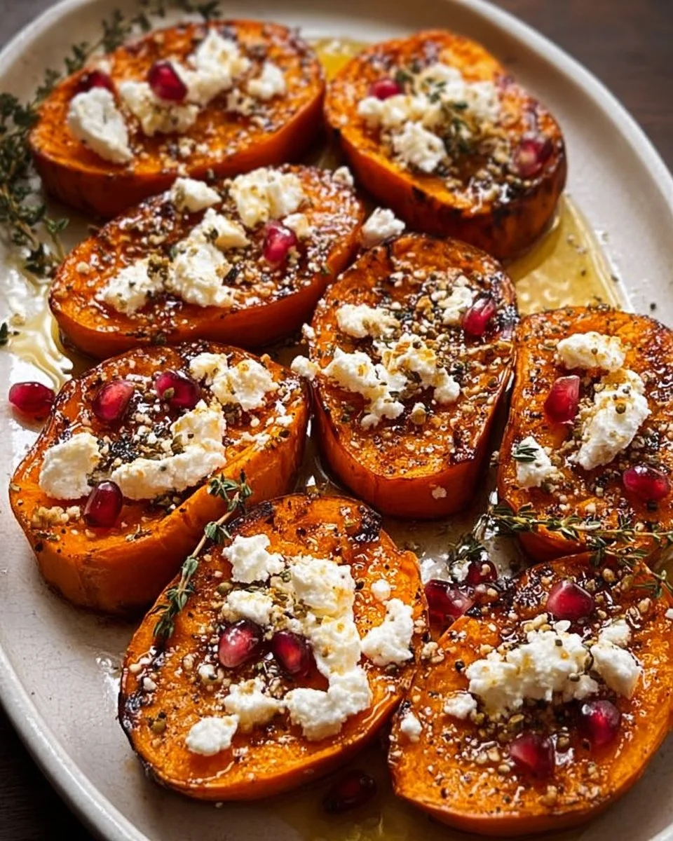 Süßkartoffeln mit Feta und Honig