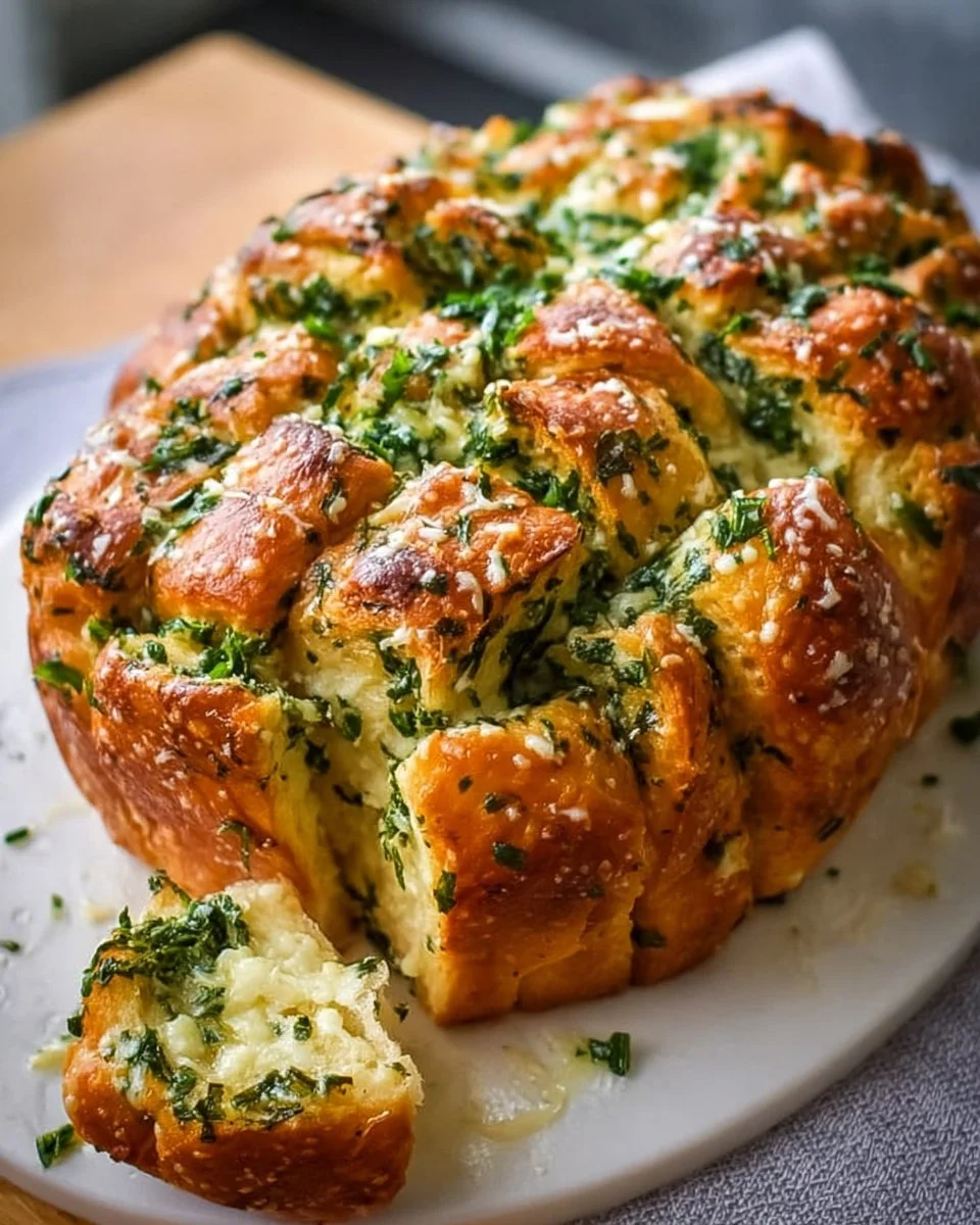 Bärlauch Zupfbrot einfach würzig backen
