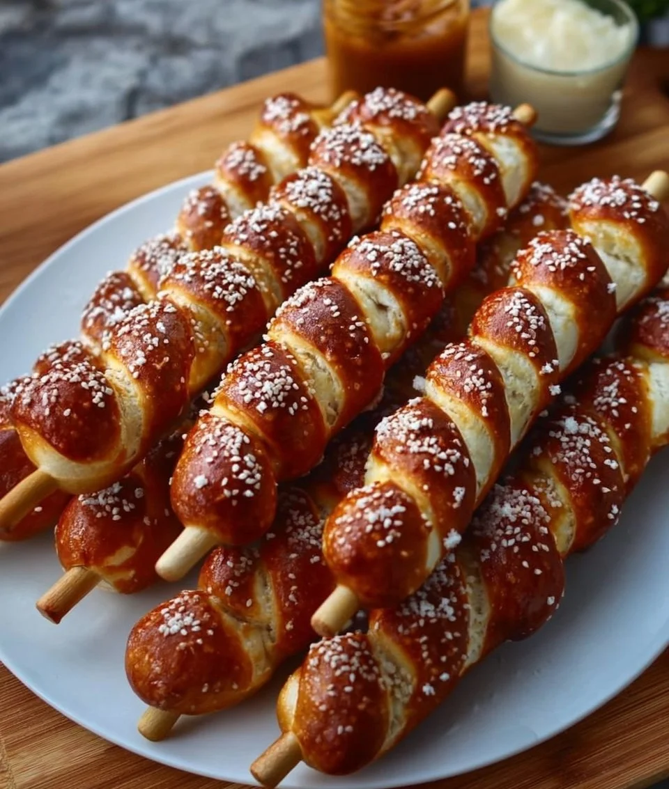 Bayerische Laugenspieße