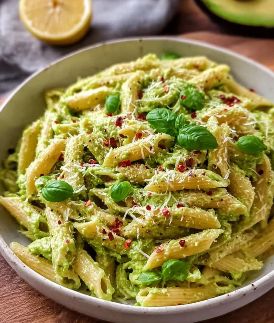 Cremige Avocado-Pasta