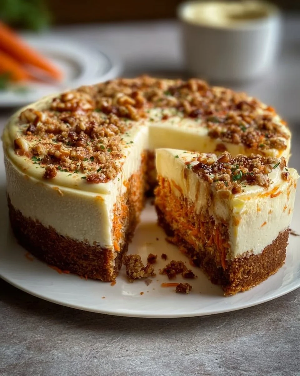 Karottenkuchen-Cheesecake