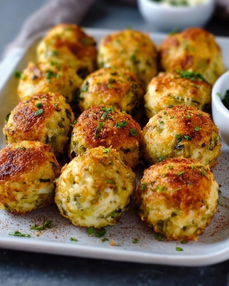 Käse Lauch Bällchen einfach und herzhaft