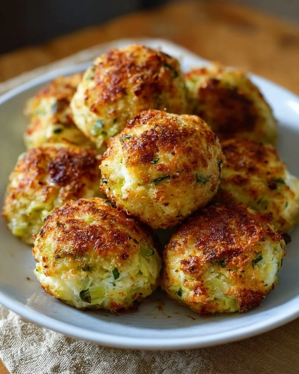 Käse Lauch Bällchen einfach und herzhaft