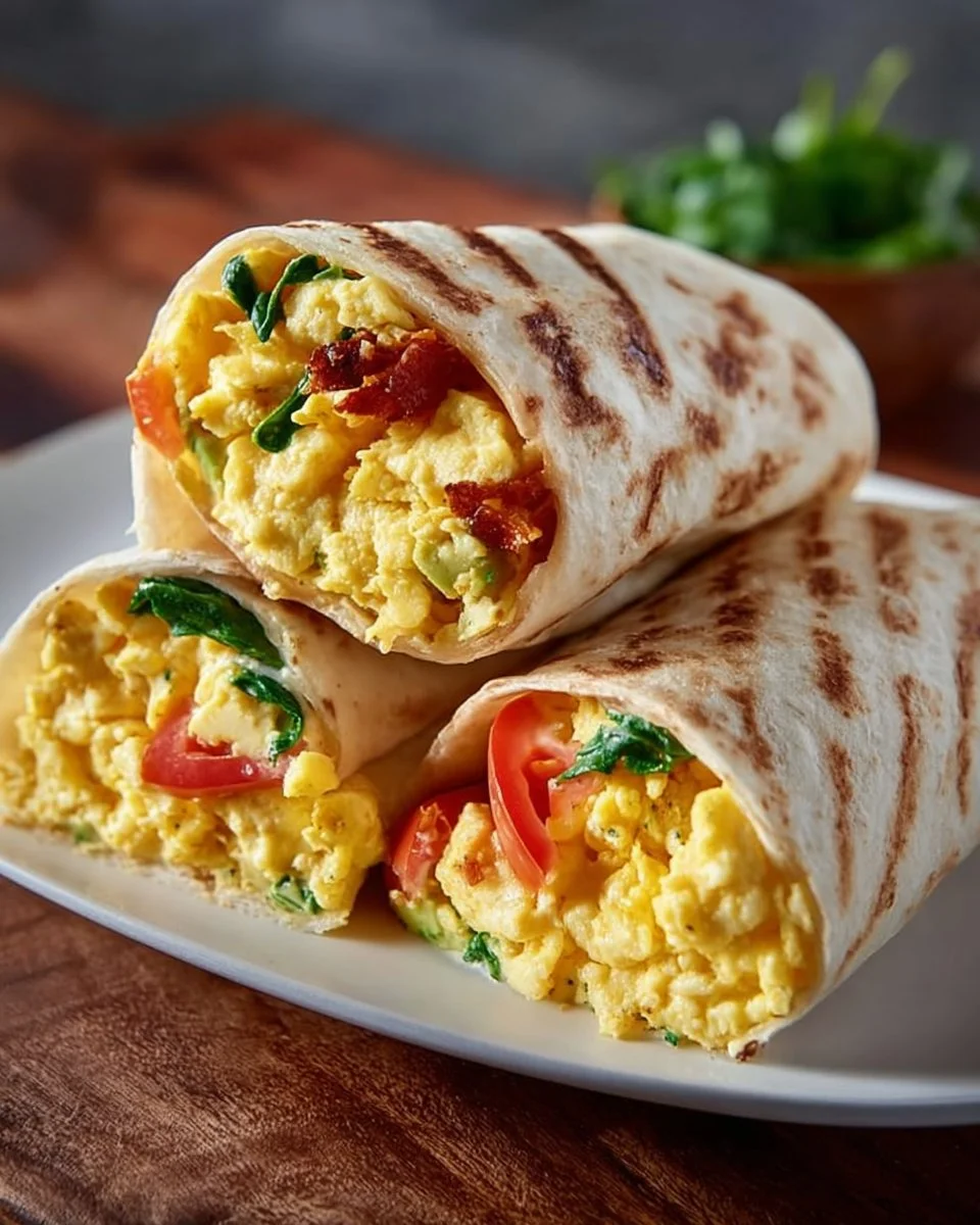 Rührei-Wraps – Schnelles Frühstück zum Mitnehmen