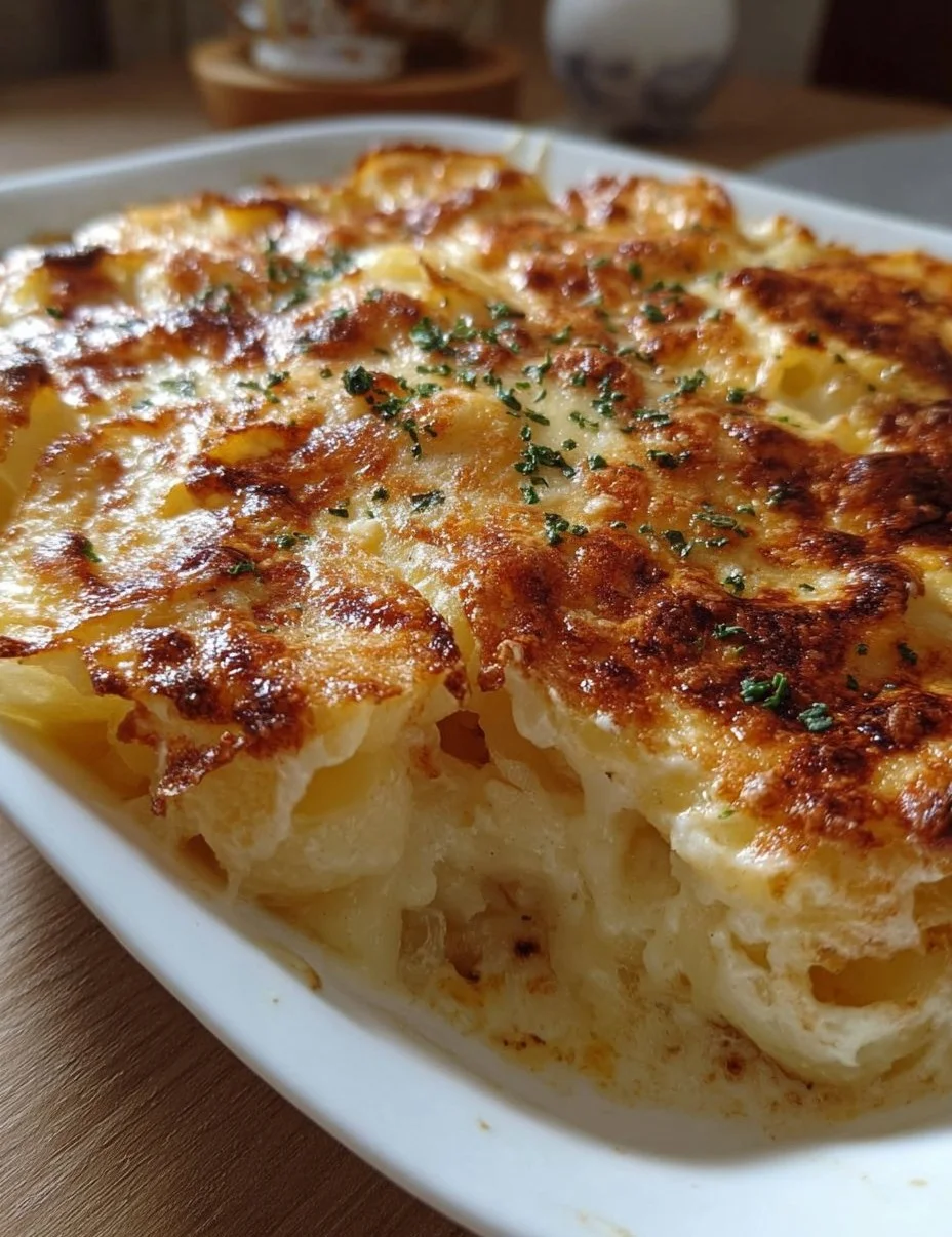 Cremiger Mairübchen Auflauf
