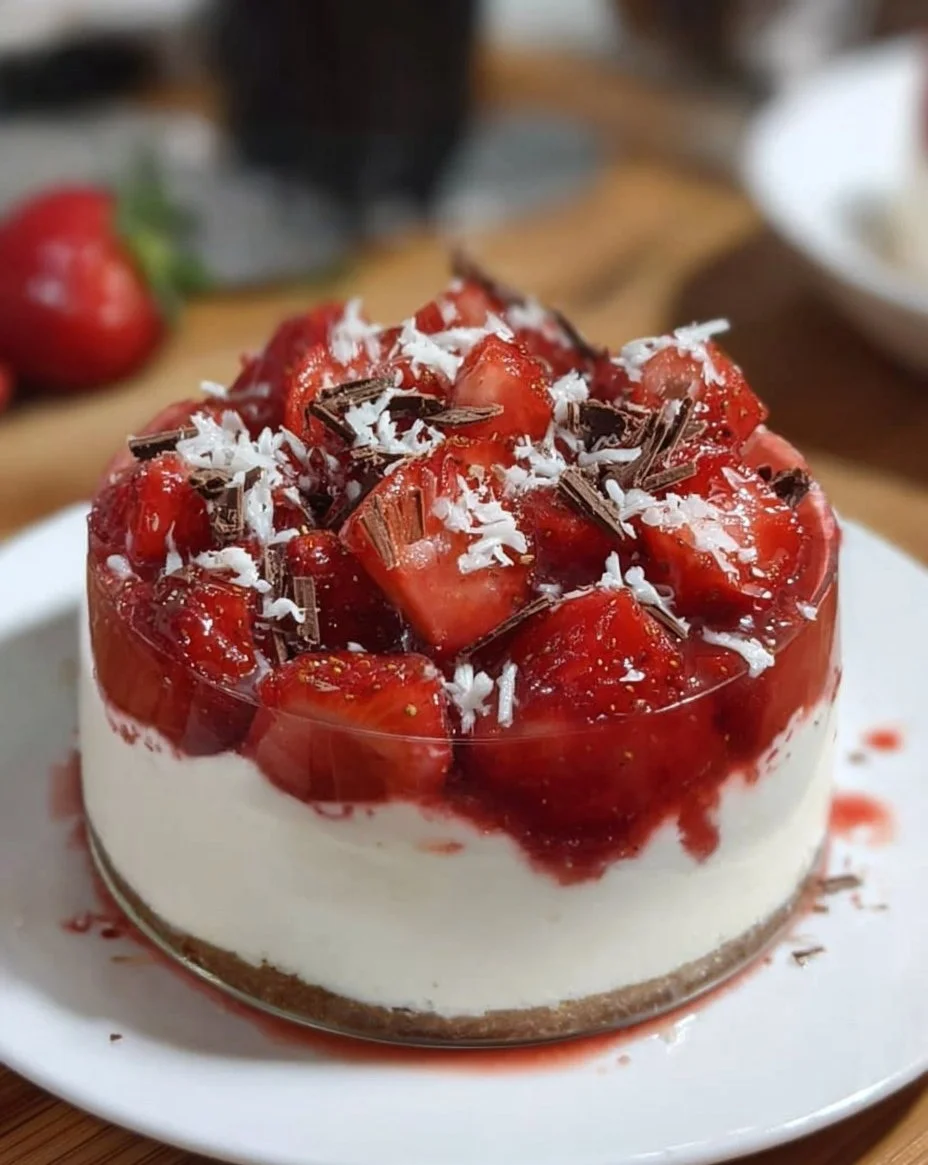 Erdbeer Mascarpone Creme Dessert