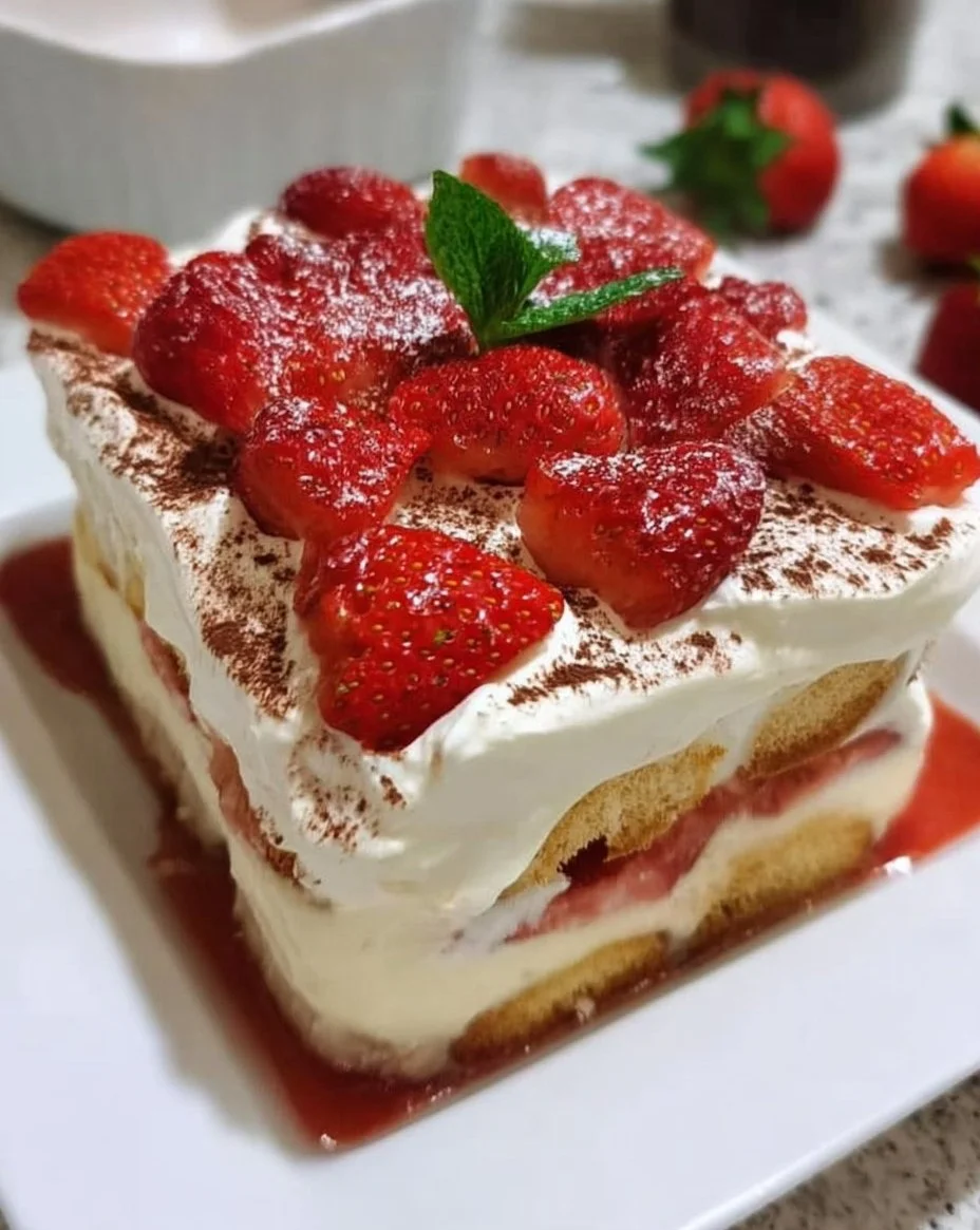Erdbeertiramisu Rezept