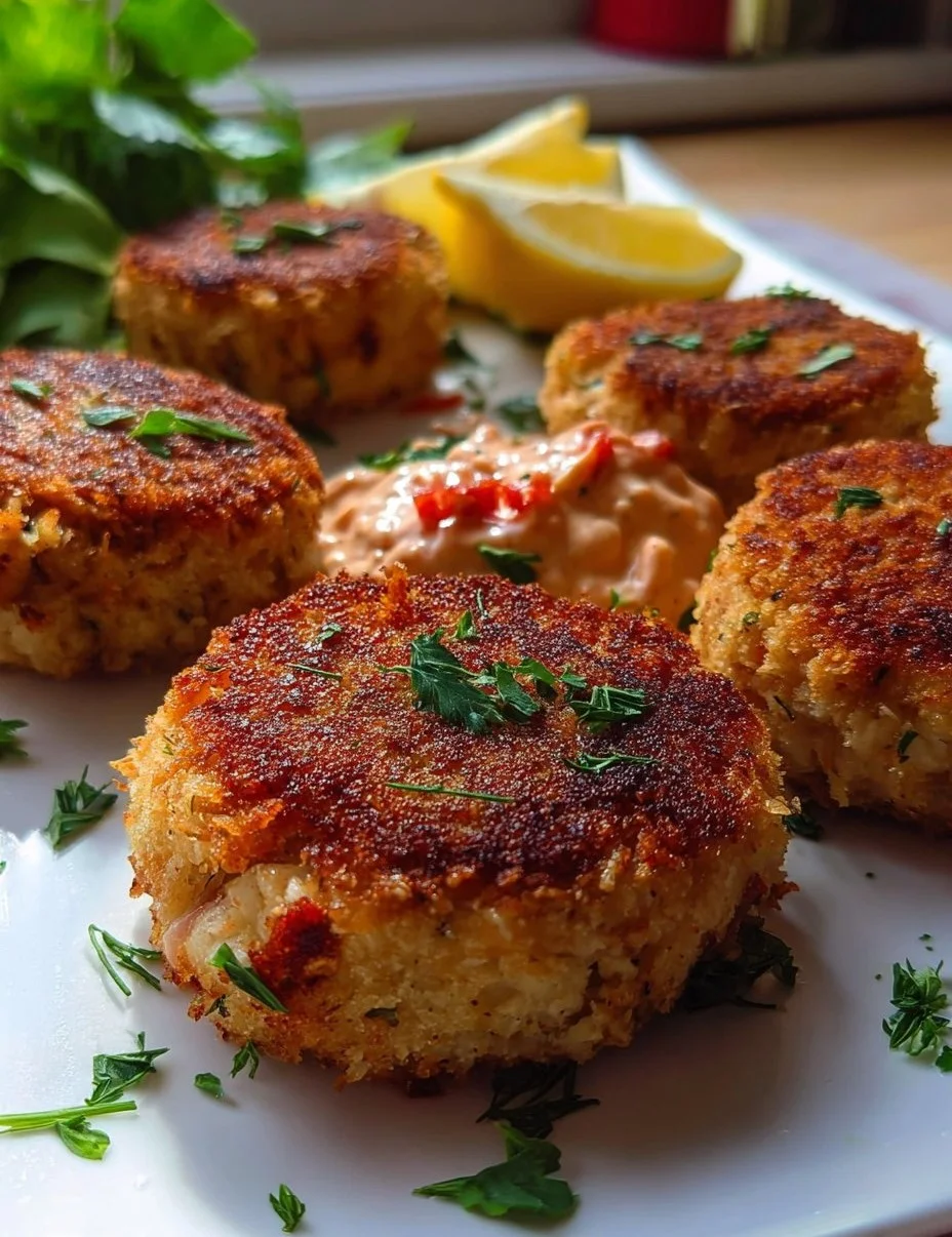 Fischküchlein mit Tomatenremoulade