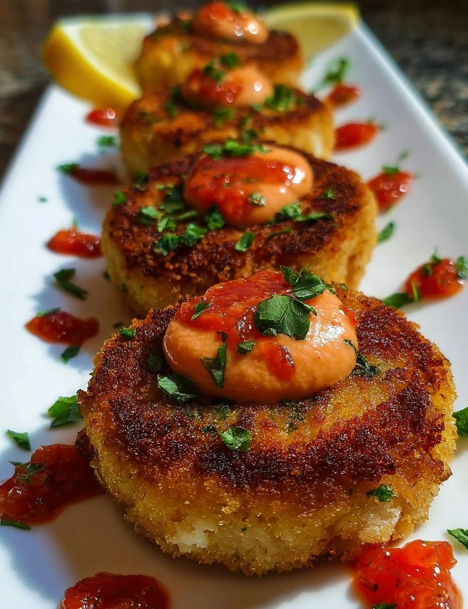 Fischküchlein mit Tomatenremoulade