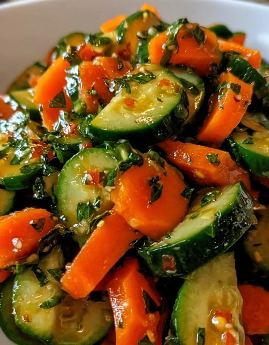 Gurken-Karottensalat