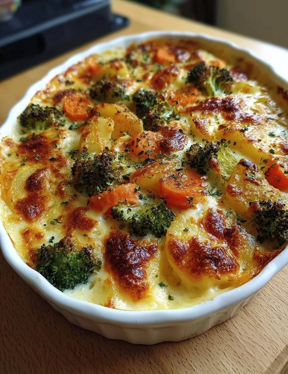 Herzhafter vegetarischer Auflauf