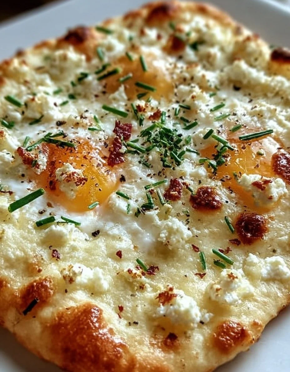 Hüttenkäse Fladenbrot