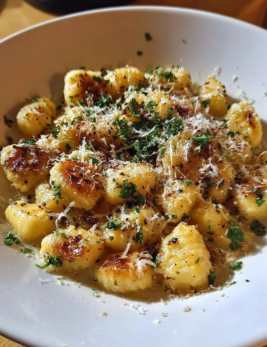 Knoblauch Parmesan Gnocchi