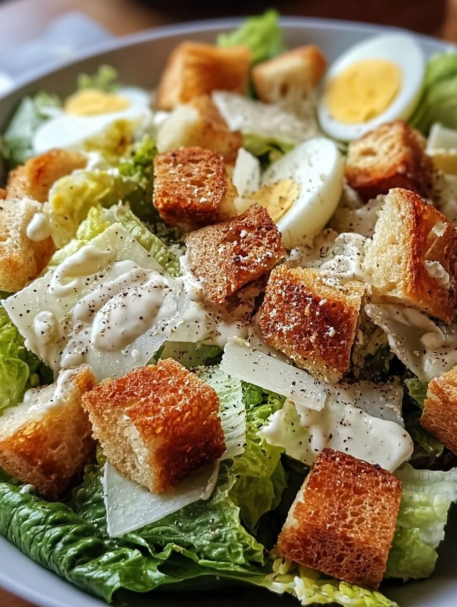 Knuspriger Caesar-Salat