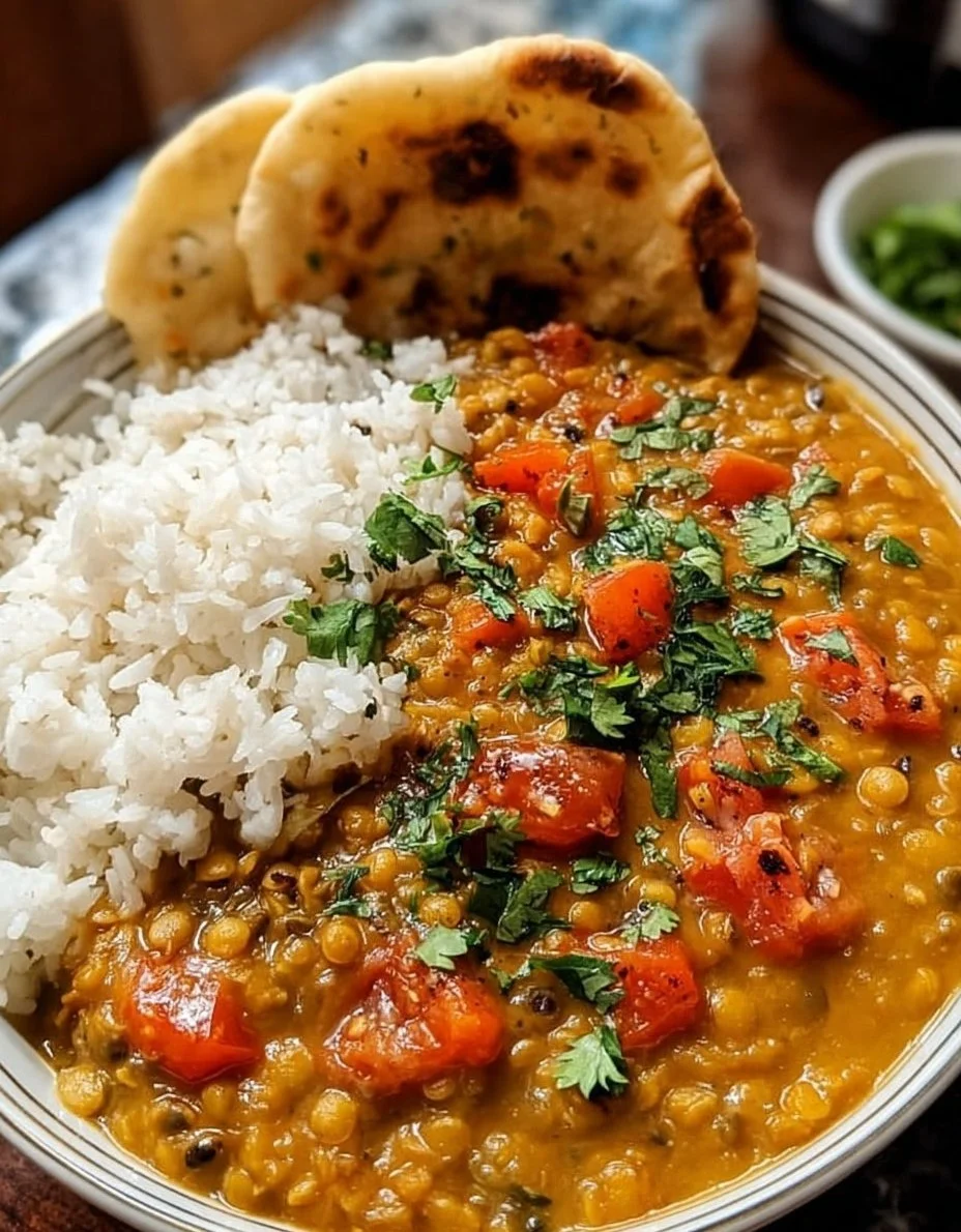 Kokosnuss-Linsen-Curry