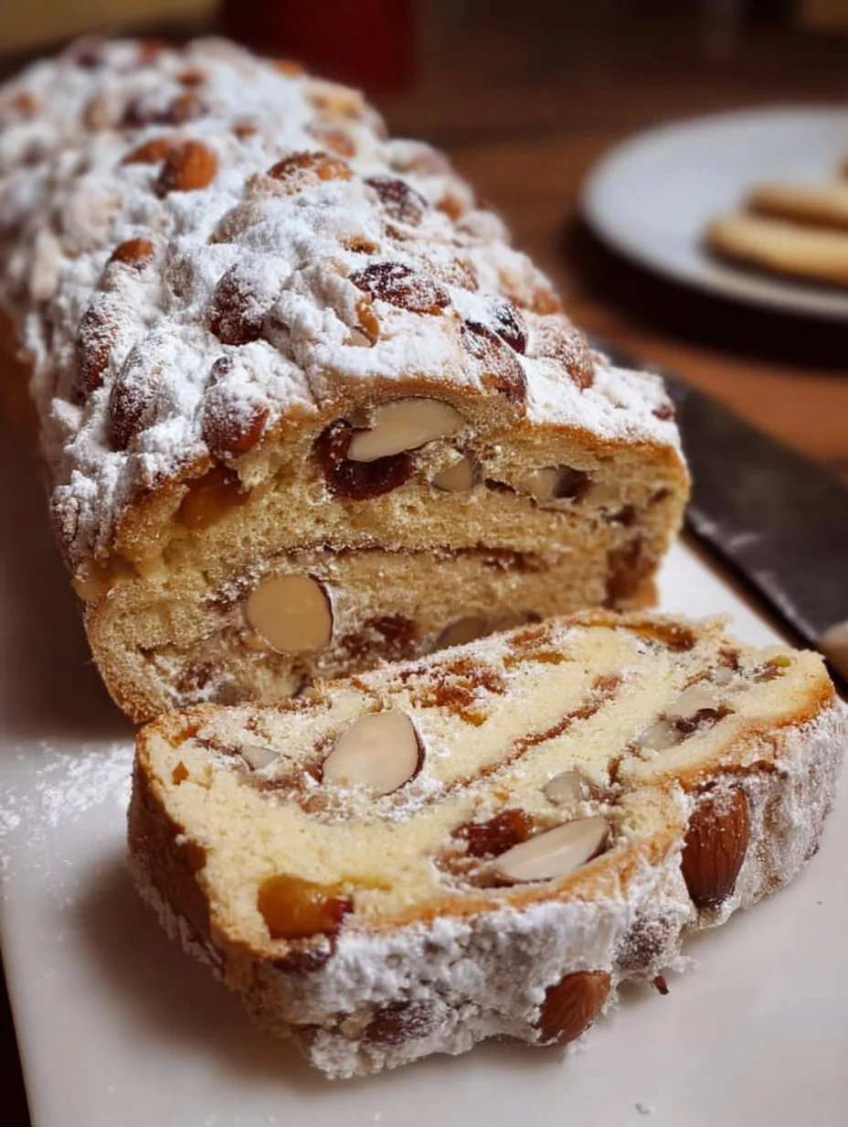 Mandel-Marzipan-Stollen