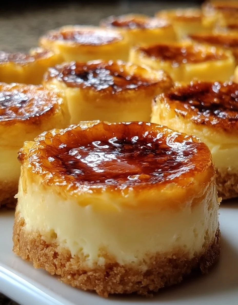 Mini Crème Brûlée Käsekuchen
