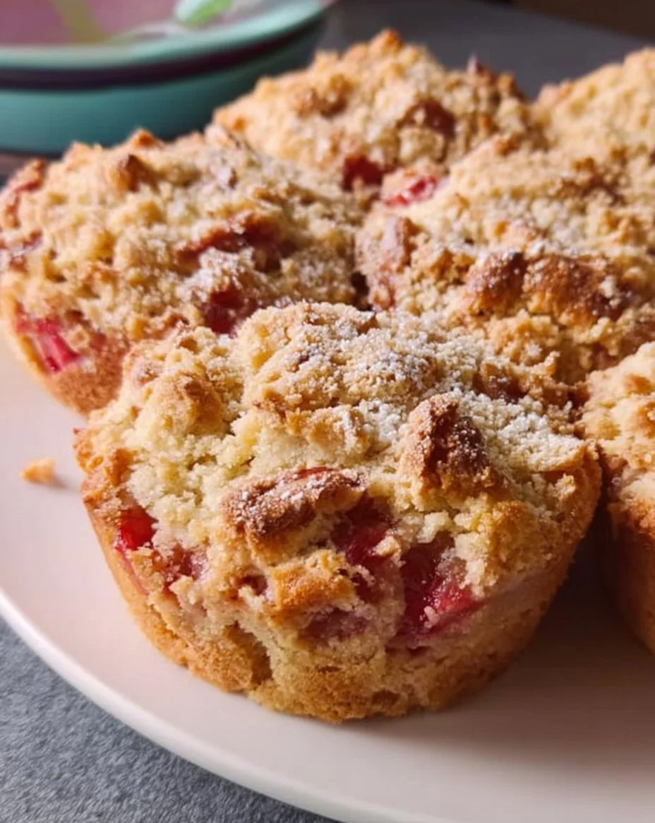 Rhabarber Streuselkuchen