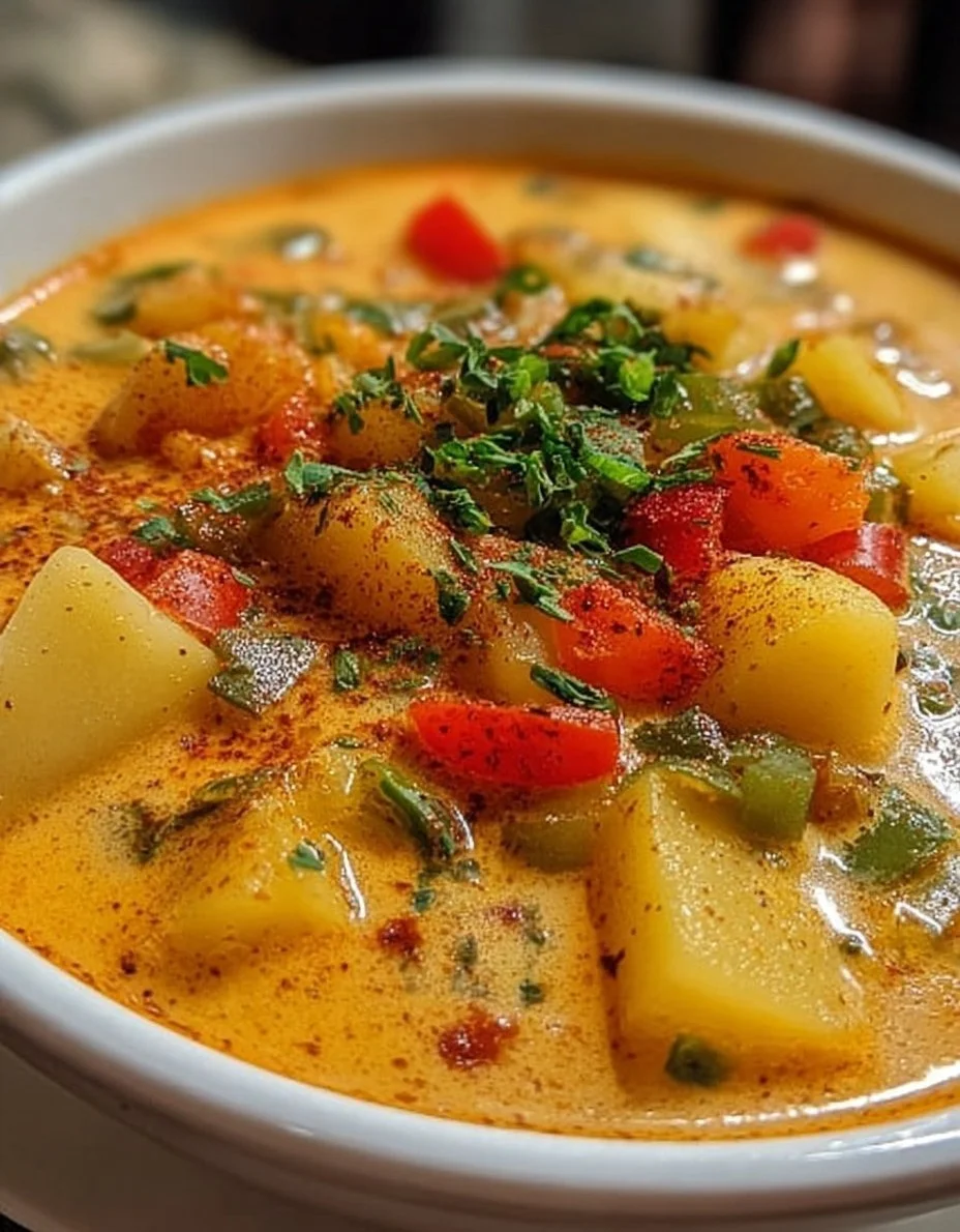 Scharfe Cajun Kartoffelsuppe