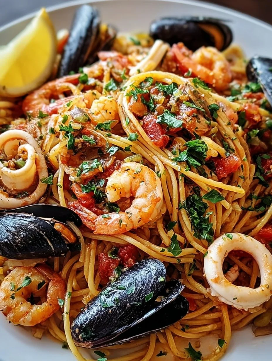 Spaghetti mit Meeresfrüchten