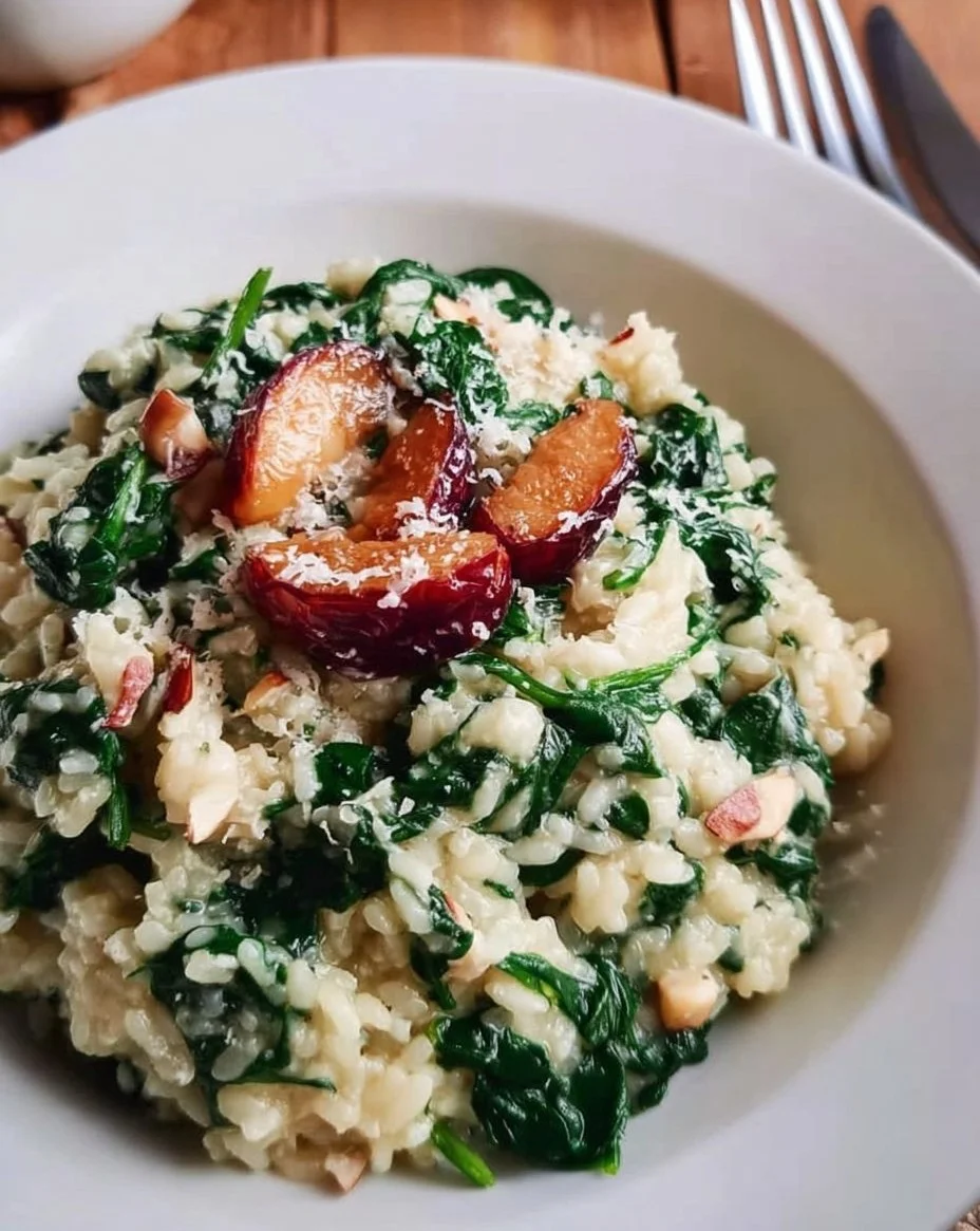 Spinat Gorgonzola Risotto