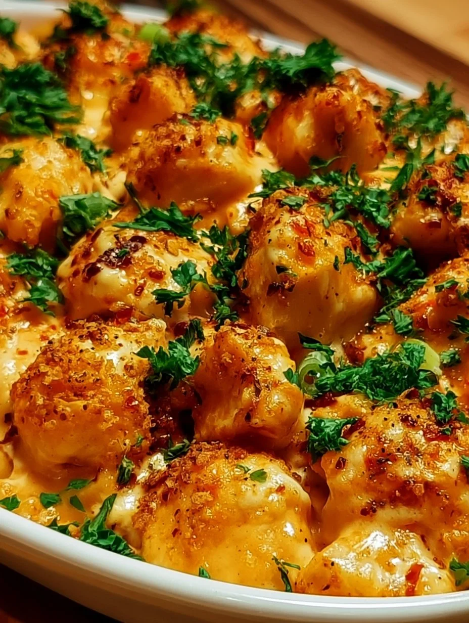 Bang Bang Hähnchen Auflauf