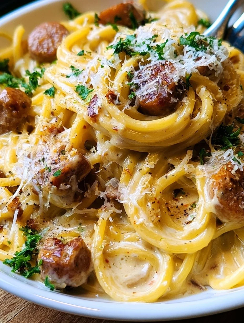 Cremige Salsiccia Carbonara