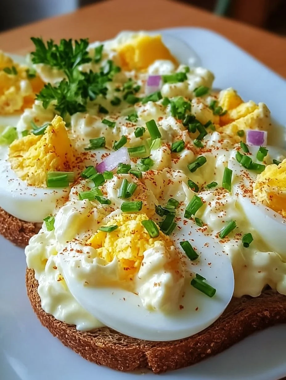 Eiersalat mit Joghurt