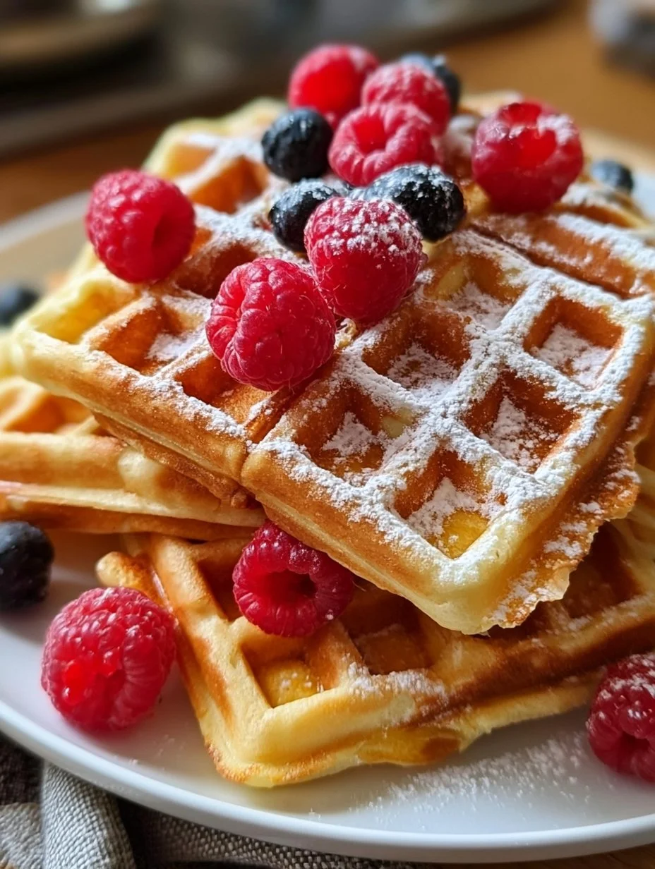 Fluffige Waffeln