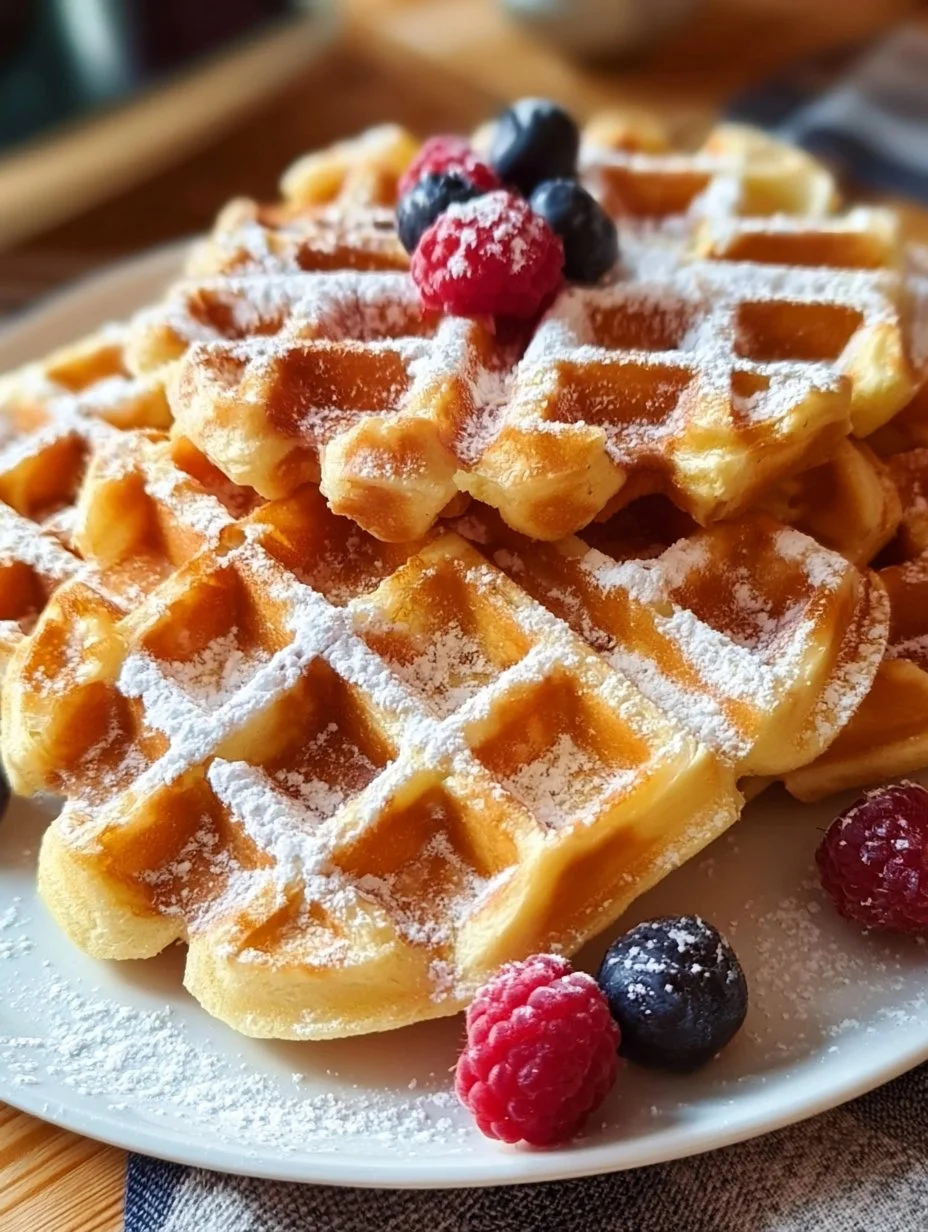 Fluffige Waffeln nach Omas Rezept