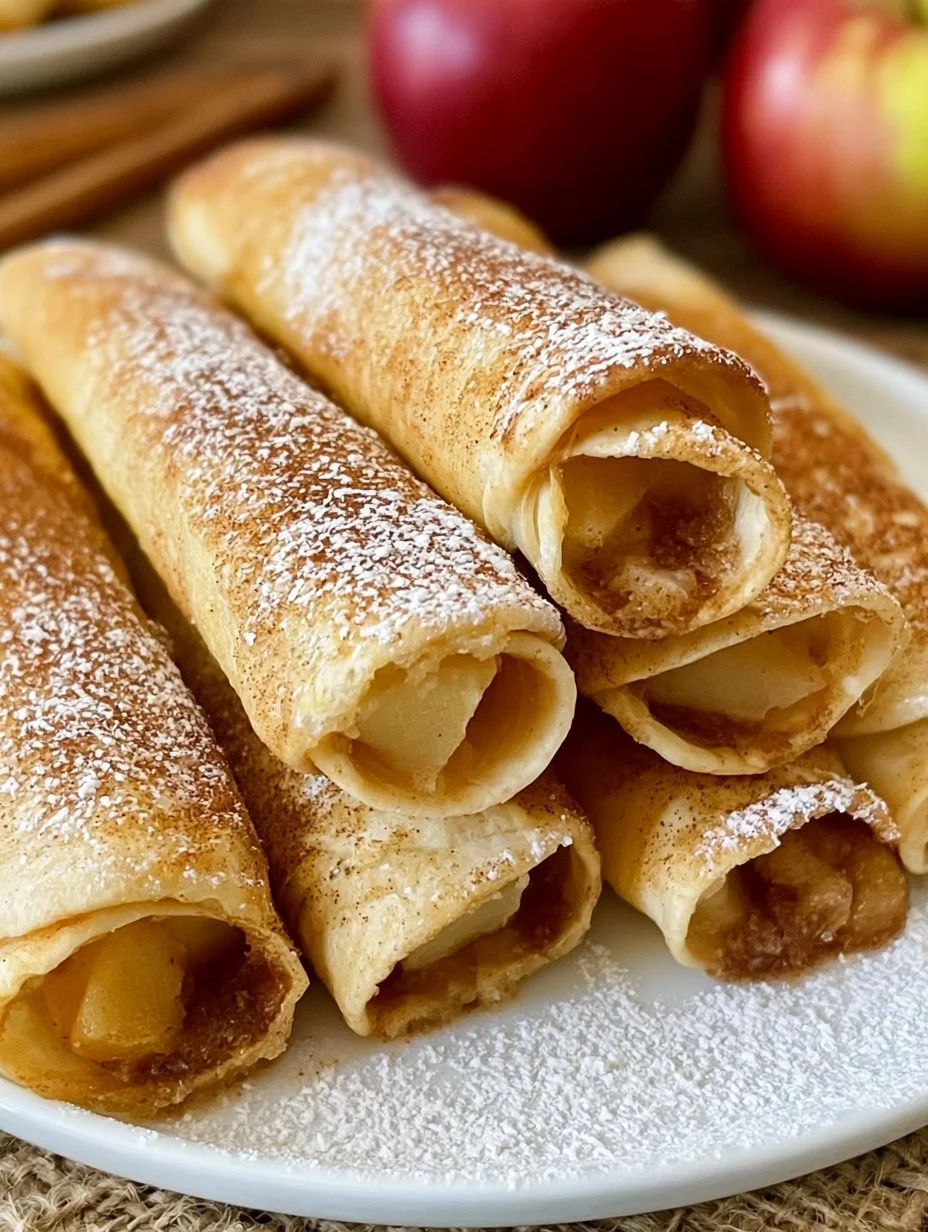 Luftfritteuse Apfelkuchen Taquitos