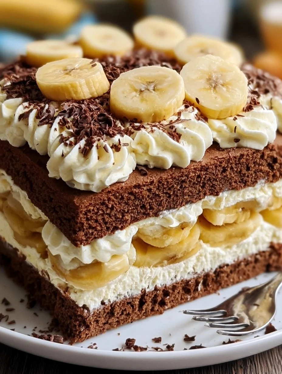 Maulwurfkuchen mit Banane