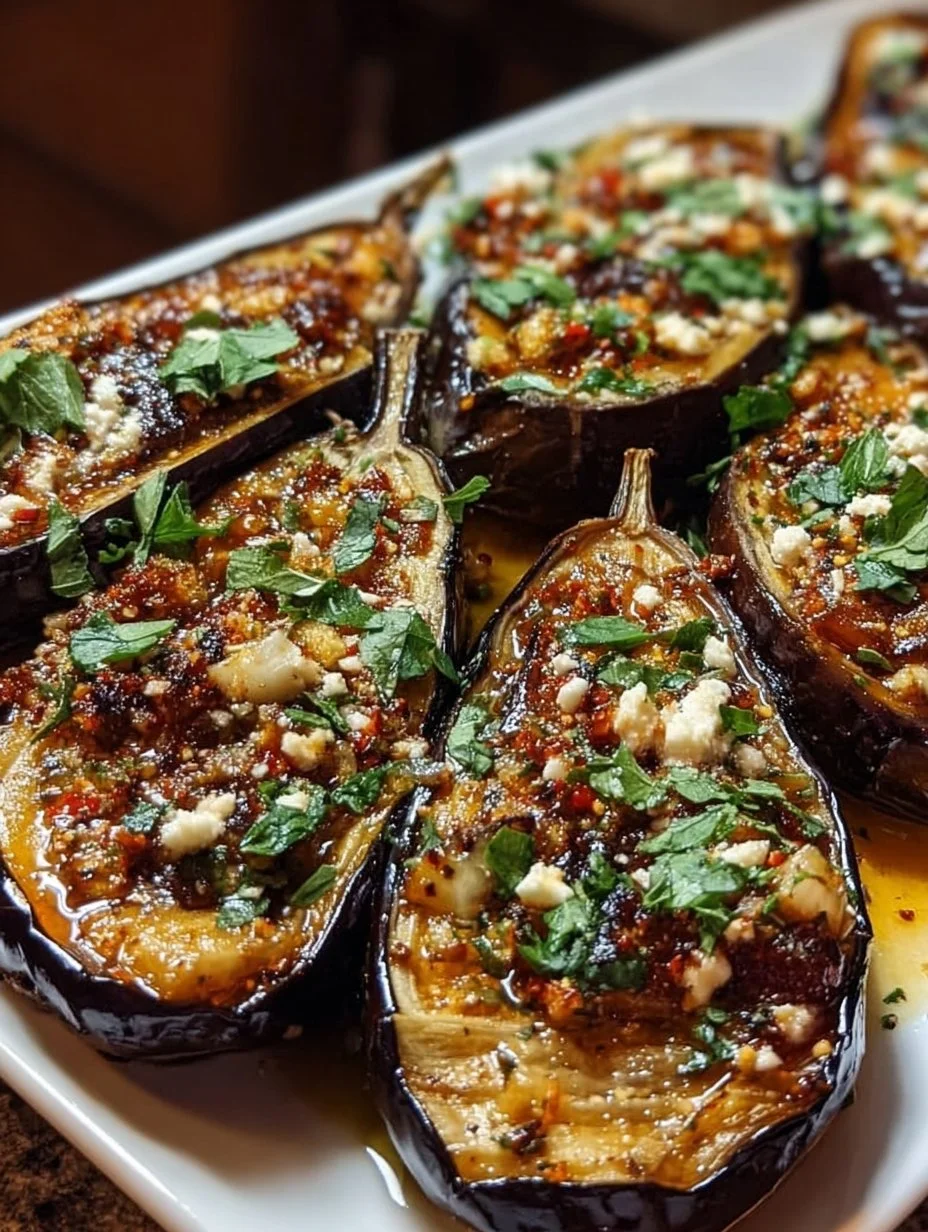 Mediterrane Geröstete Aubergine