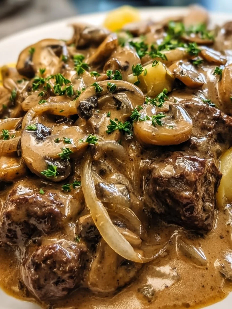 Rindfleisch Stroganoff