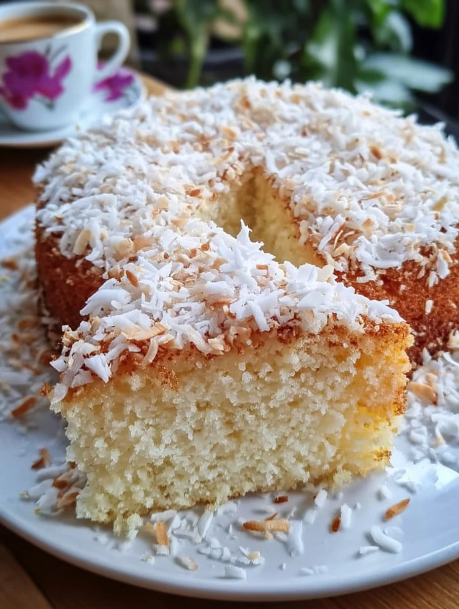 Saftiger Kokosnusskuchen