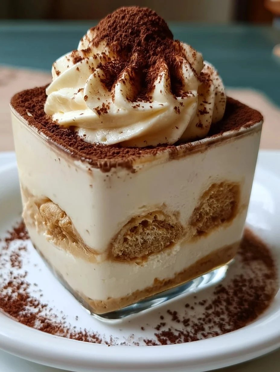 Schnelle Cappuccino Creme, die wie Tiramisu schmeckt