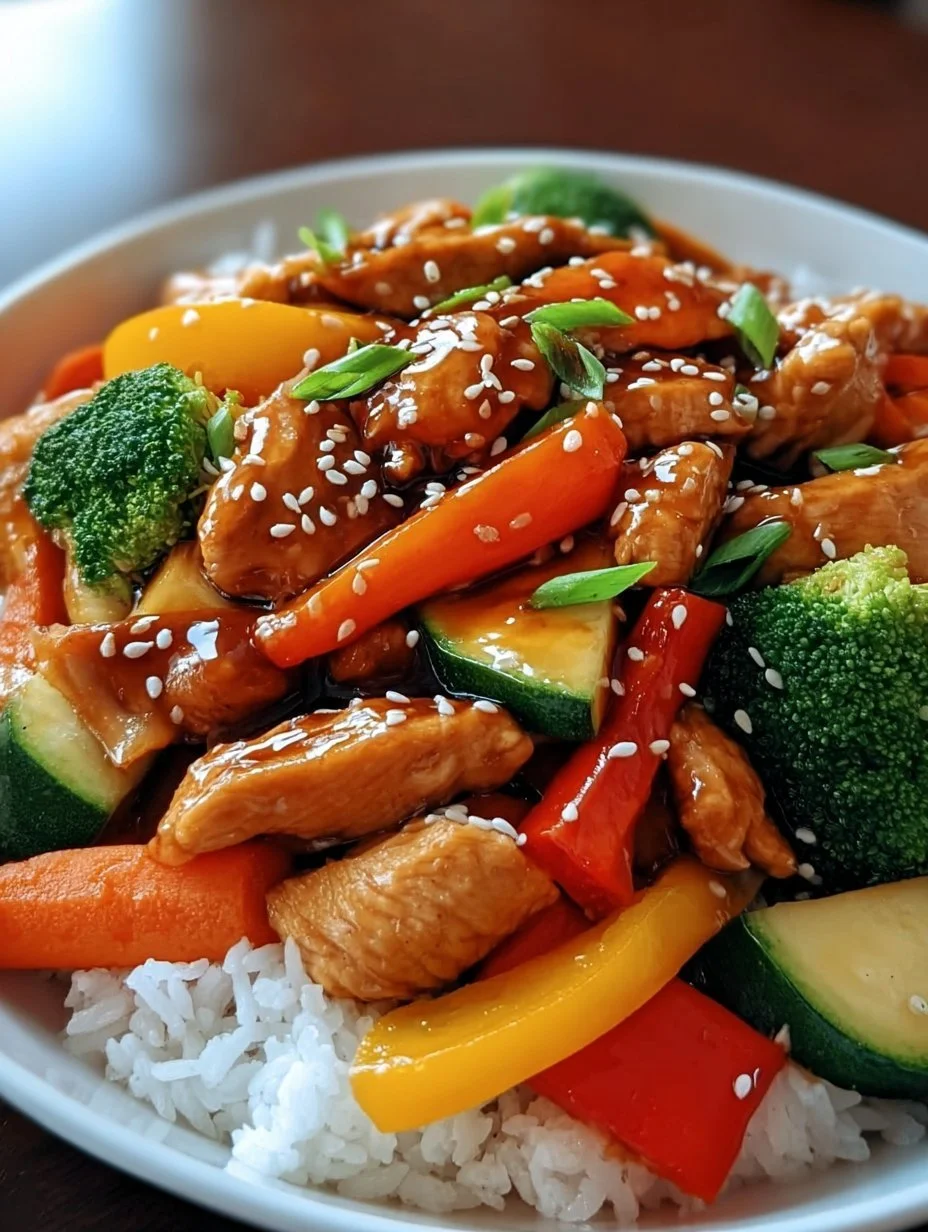 Teriyaki-Chicken with vegetables