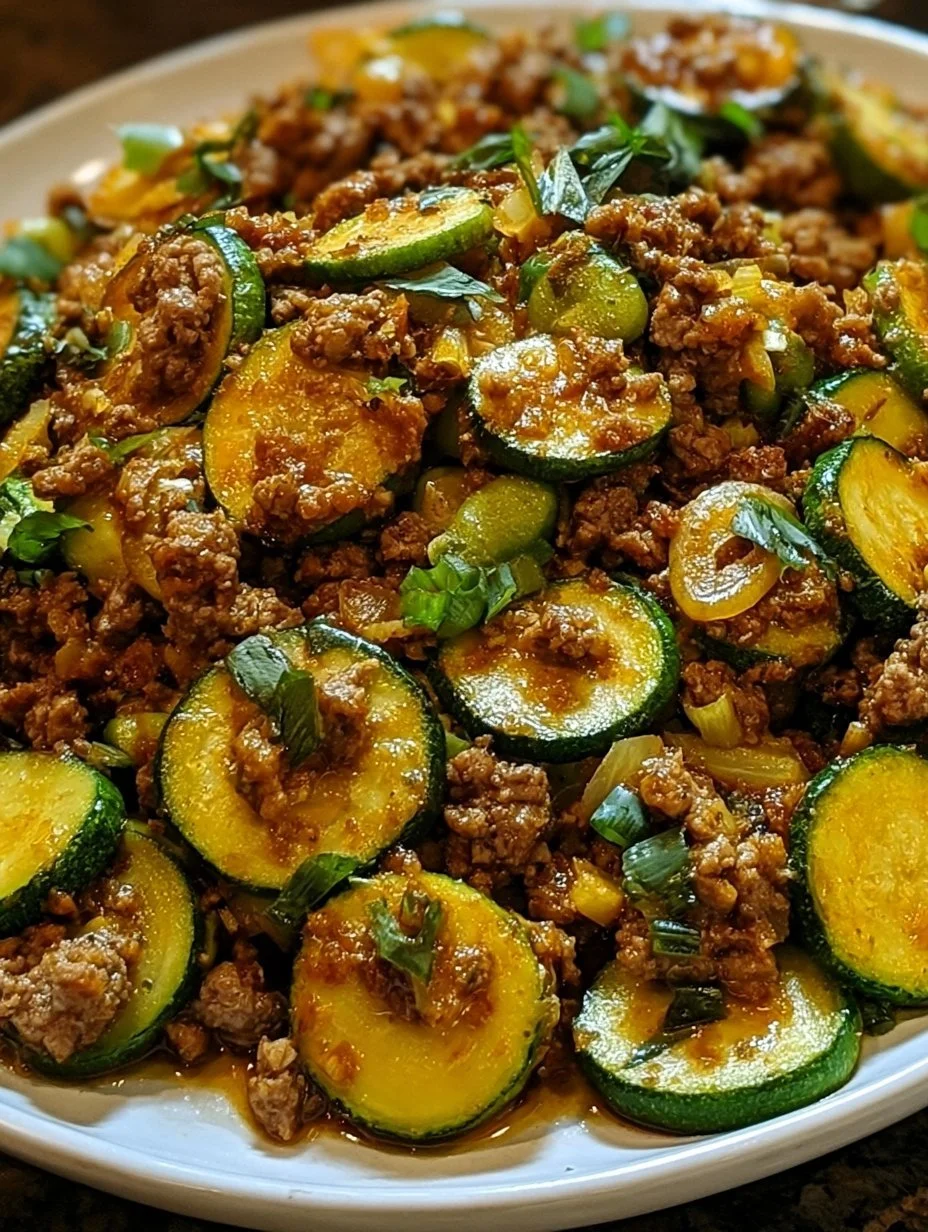 Zucchini-Hack Pfanne