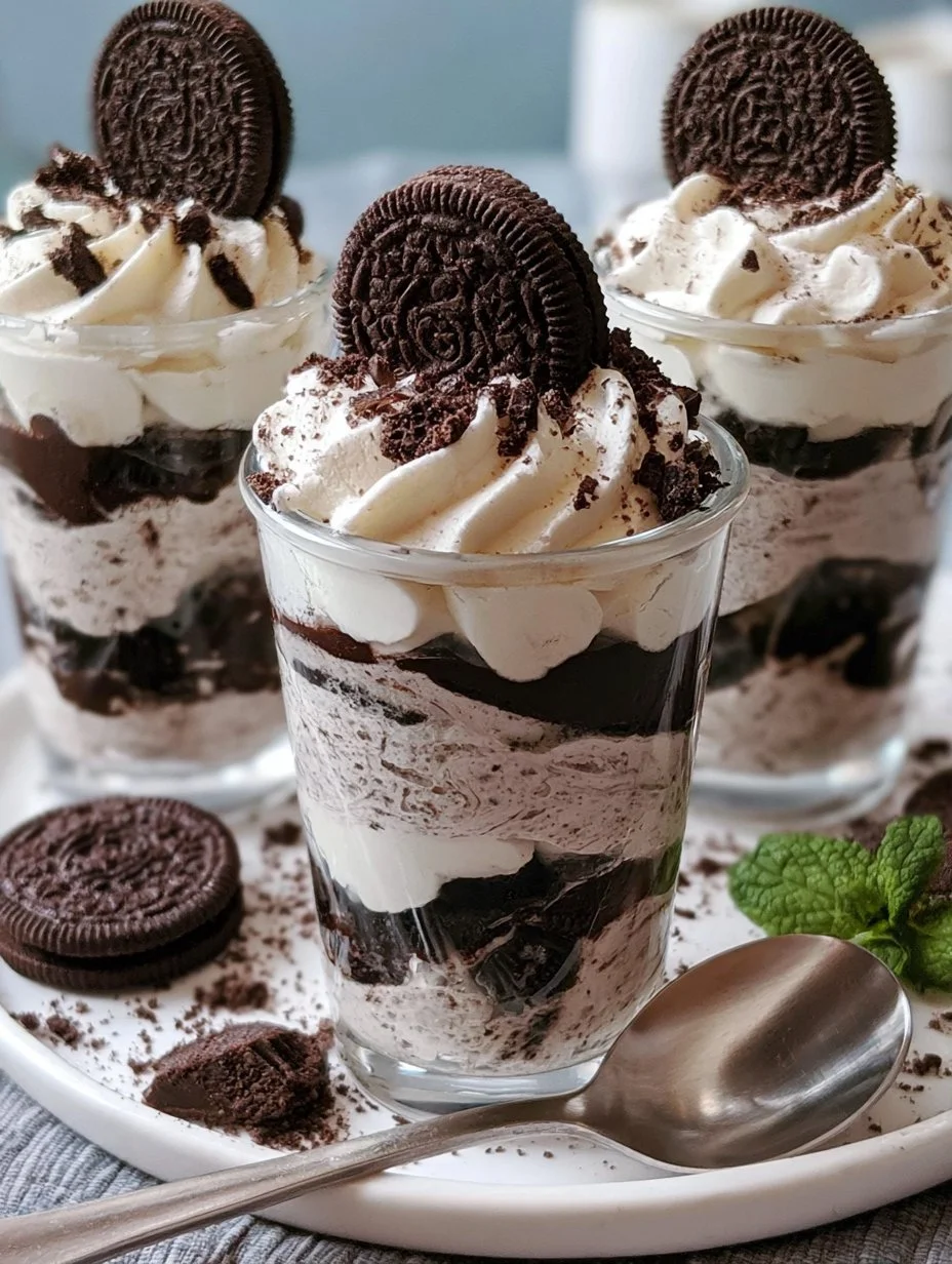 20 Min Oreo-Dessert im Glas