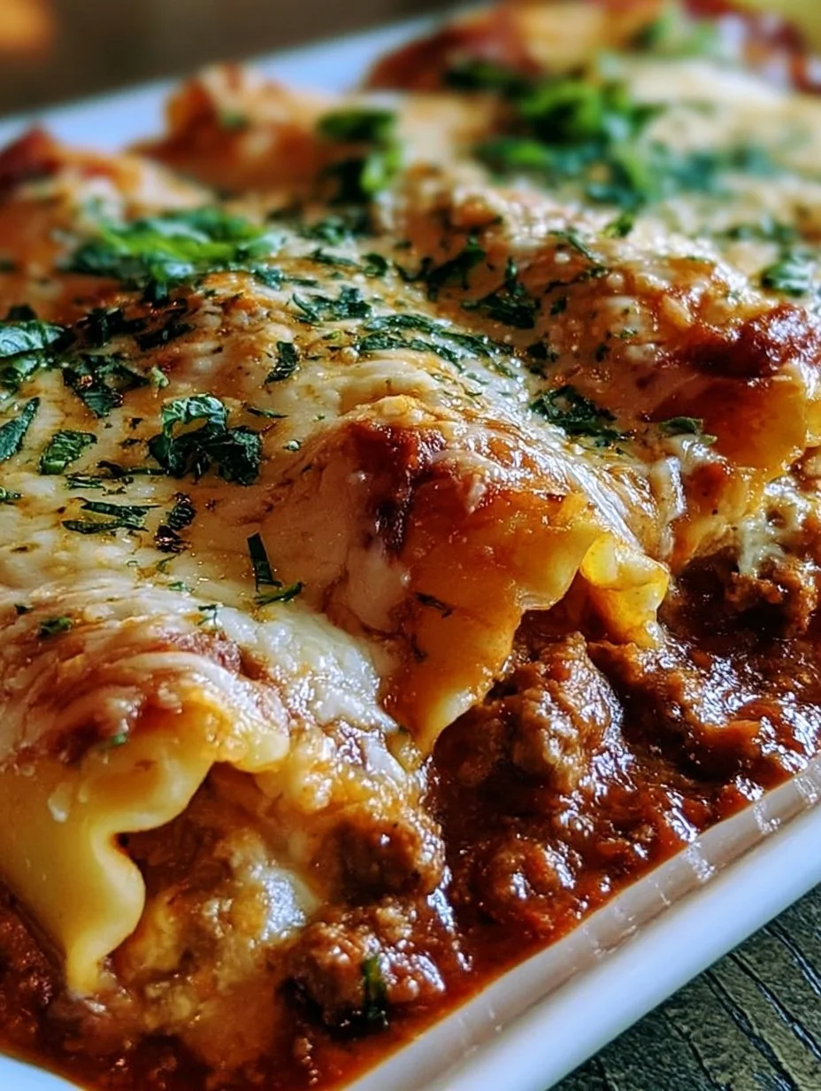 Cannelloni mit Rindfleisch