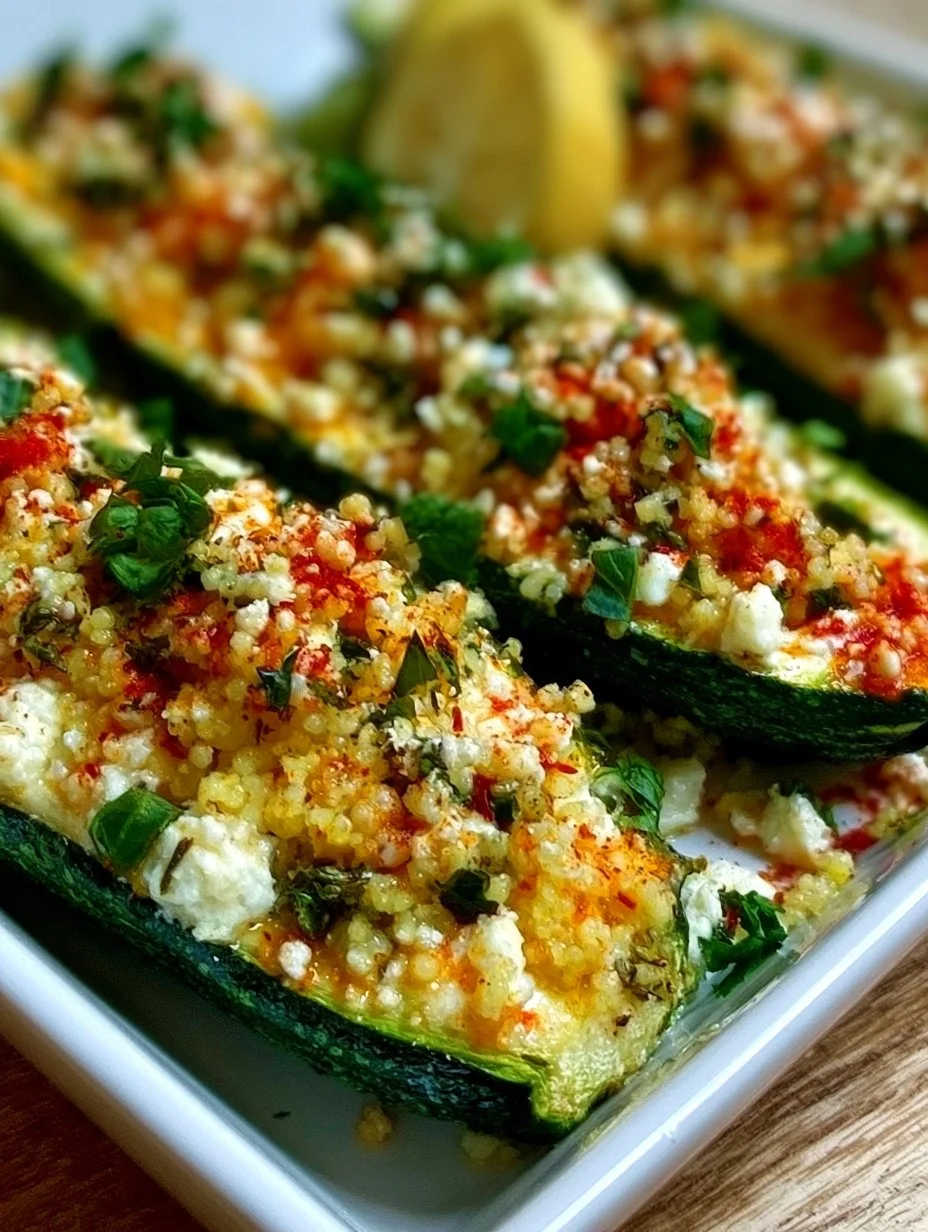 Gefüllte Zucchinis