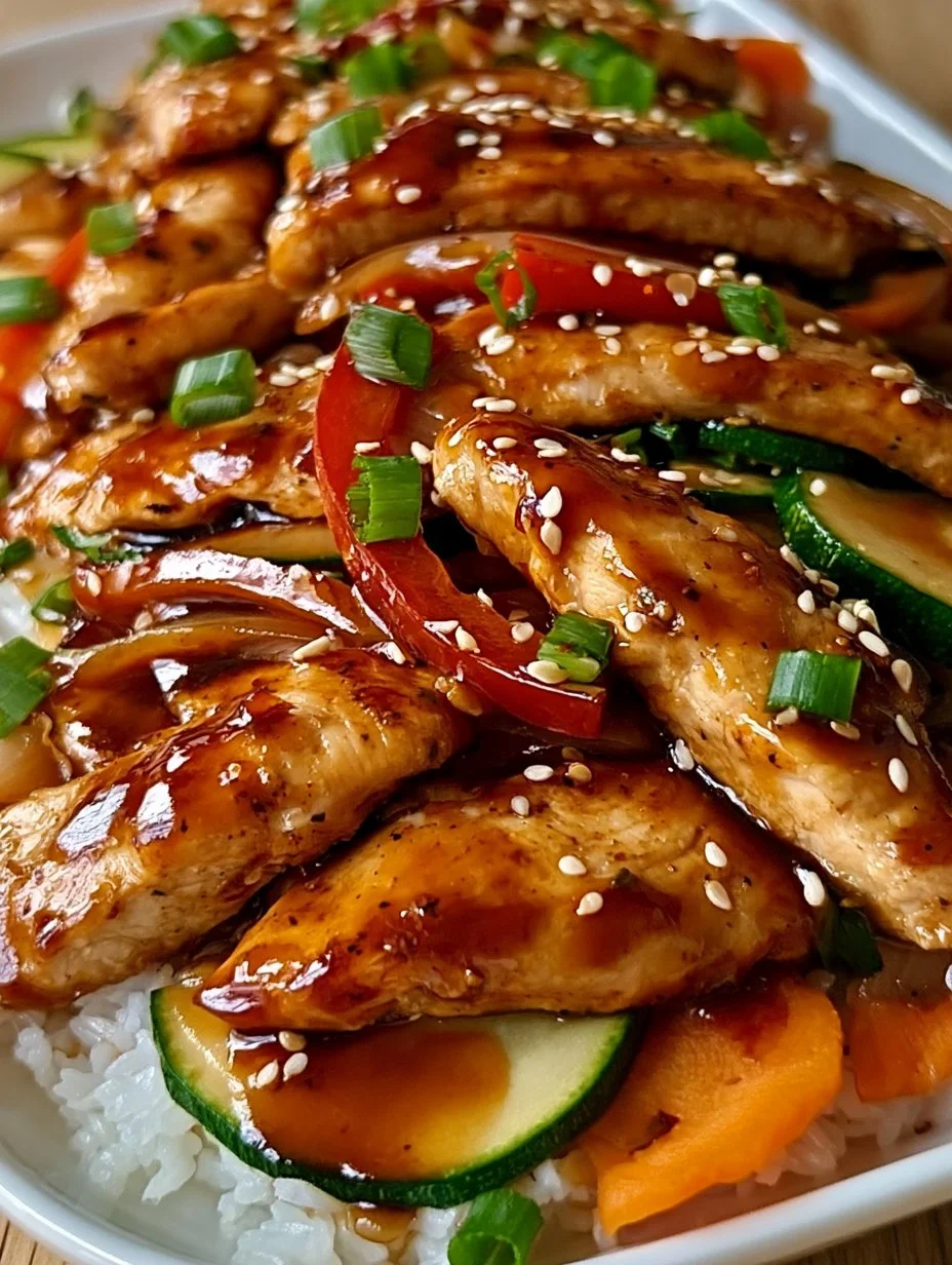 Hähnchengeschnetzeltes Teriyaki